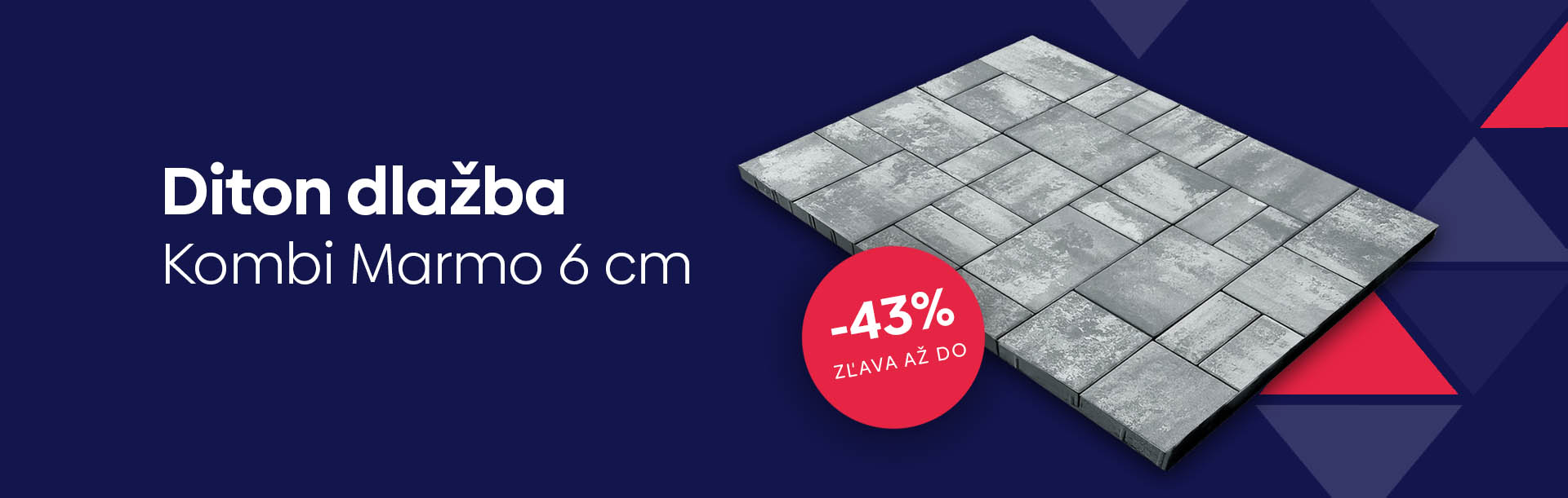 Diton dlažba Kombi Marmo 6 cm